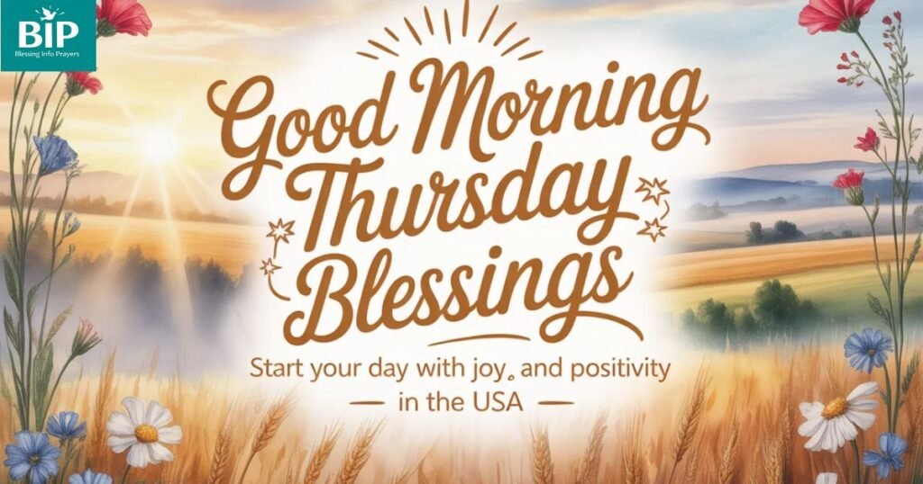 Good Morning Thursday Blessings and Prayers – Start the day with spiritual guidance and positive vibes