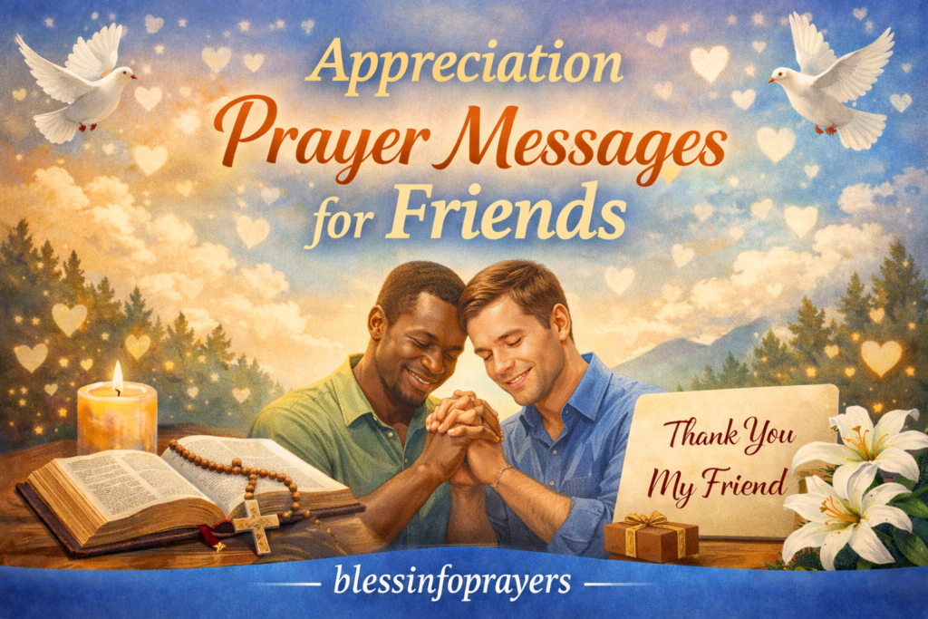 Appreciation Prayer Messages for Friends