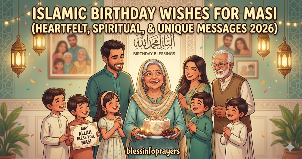 Islamic Birthday Wishes for Masi