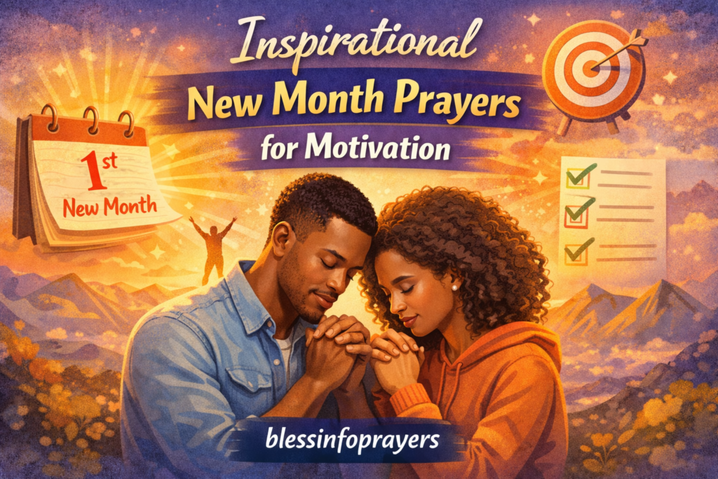 Inspirational New Month Prayers for Motivation