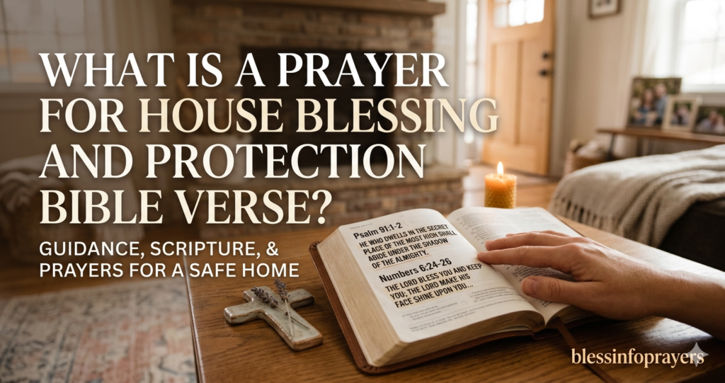 What Is a Prayer for House Blessing and Protection Bible Verse