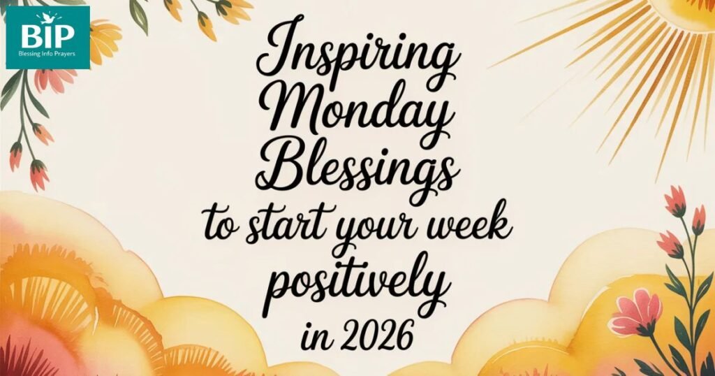 Inspirational Monday Blessings
